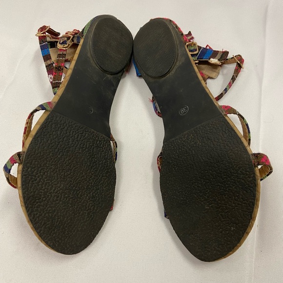 Beaded Gladiator Flat Sandals - Picture 3 of 3